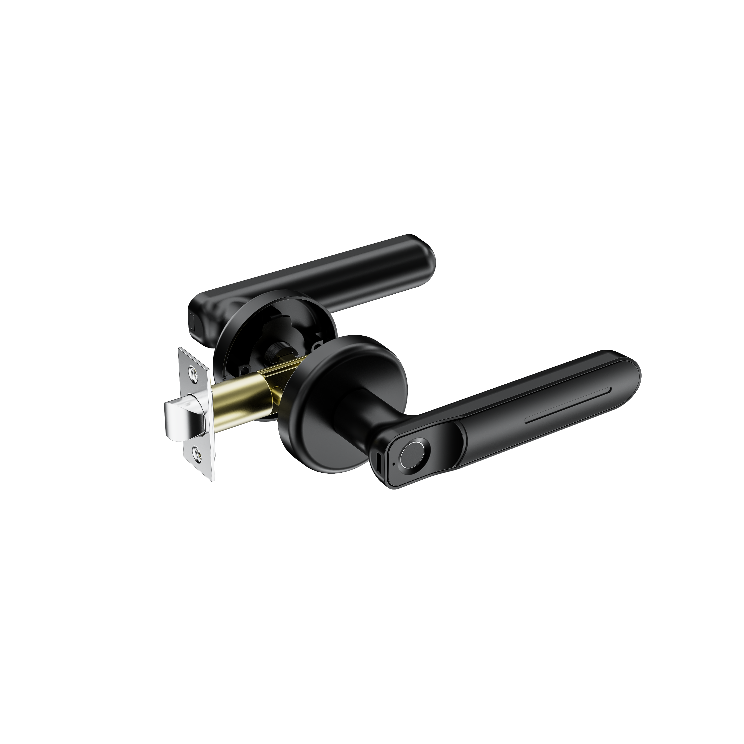 Fingerprint Door Lock, Door Locks for Bedrooms, Keyless Entry Door Lock with Fingerprint/Key